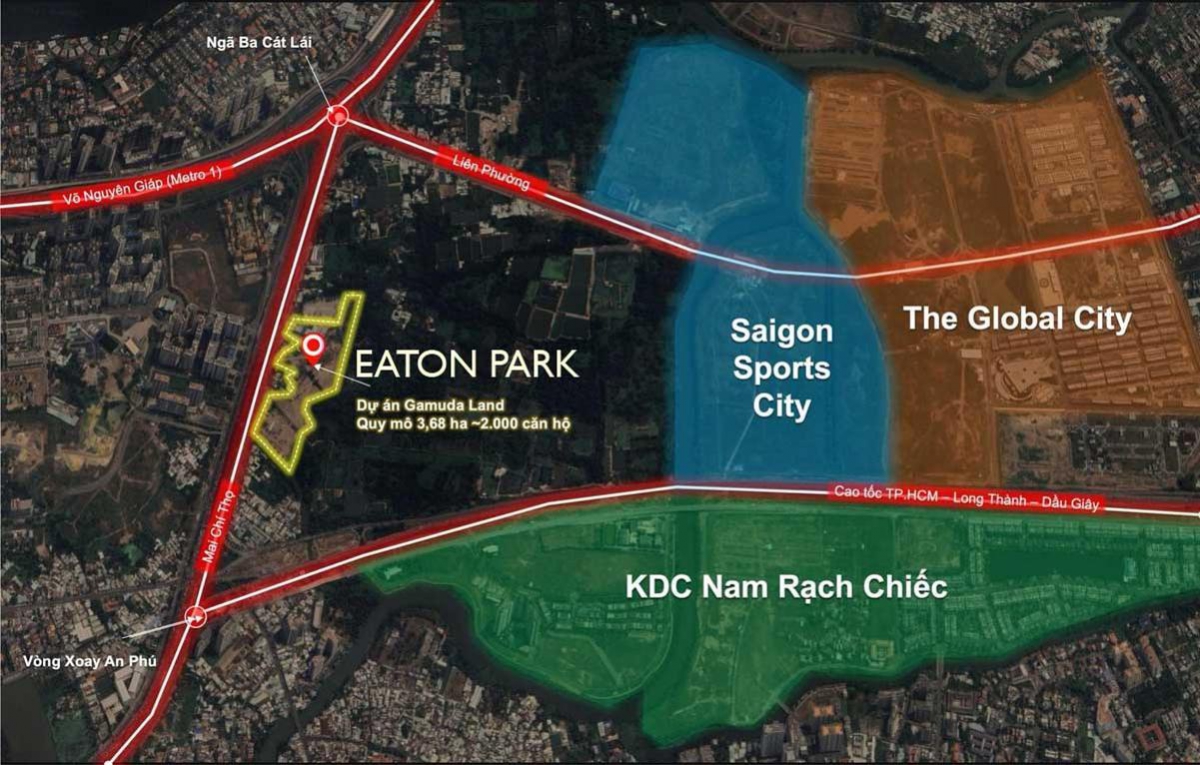 Tập đoàn Gamuda tưng bừng  ra mắt dự án căn hộ cao cấp Eaton Park